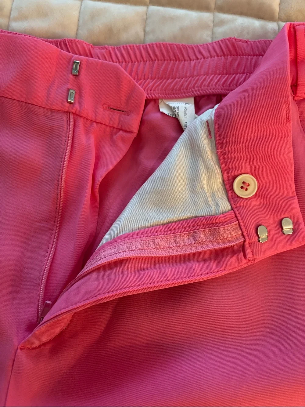 Zara Hot Pink Wide-Leg Trousers